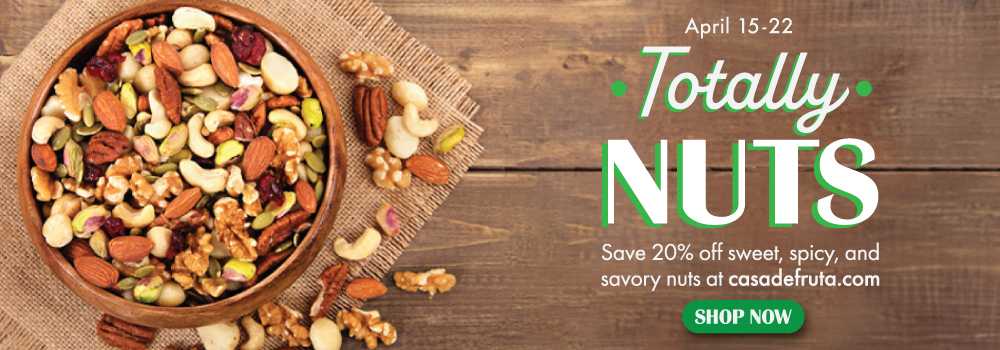 Try all our different types of nuts during our sale